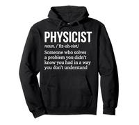 Physicist Definition Physicists Physics Science Teacher Nerd Pullover Hoodie