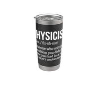 Physicist Definition Physicists Physics Science Teacher Nerd Stainless Steel Insulated Tumbler