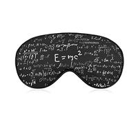 Physics and Math Science Formula Eye Mask with Adjustable Strap for Men and Women Night Sleeping Travel Nap