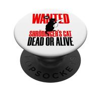 Physics Cat funny tee PopSockets Adhesive PopGrip