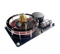 Physics Demonstration Model, Coil Rotating Magnetic Field Experiment, Electromagnetic Eddy Currents Egg with Acrylic & Brass Connectors for Teaching and Science Projects