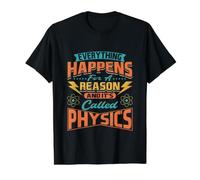 Physics Design for Science Teacher - It's Called Physics Value Graphic T-Shirt, Men, Black, XL