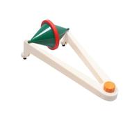 Physics Device Uphill Roller Model Double Cone Rolling Apparatus Classroom nstrator Frame With Orange Knob and Lockable Angle for Mass Balance Experiments suitable for physics nstrations student labs