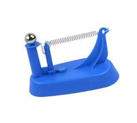 Physics Education Device Tool Wood Base Inertia Experiment Set with Steel Spring and Metal Ball for Students Laboratory Educational Inertia Demonstrator