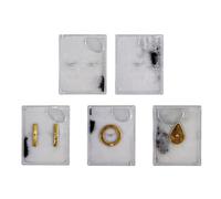 Physics Education Tool with 5 Glass Plates Showing Electrostatic Field Lines in School Experiments Electric Field Strength Direction Demonstrator