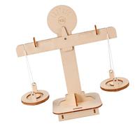 Physics Educational Toy Wooden Math Balance Scale for Demonstrating Balance Principles Learning Addition Subtraction Physics Toy