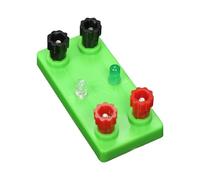 Physics Electricity Experiment Device with LED Light Emitting Diodes Hands On LED Circuit Learning Supplies for Teacher Rainbow