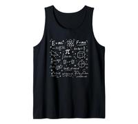 Physics Equations Chalkboard Science Math Art Tank Top