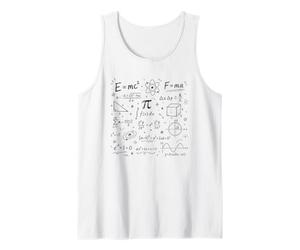 Physics Equations Chalkboard Science Math Art Tank Top