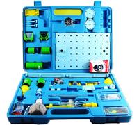 Physics Experiment Kit Electricity Electromagnetic Experiment Box Physics Experiment Box Electricity Mechanics and Optics Complete Set of Scientific Experiment Equipment