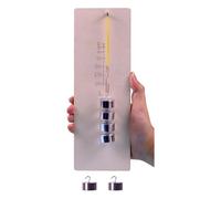 Physics Experiment Teaching Aid Board with Scale Markings, Handheld Classroom Demonstrator for Force Observation Mechanics Lesson Aid Science Lab Board Scale Marked Observation Tool Teacher Classroom