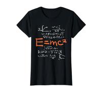 Physics Formula and Equation Math Formulas Teacher Student Value Graphic T-Shirt, Women, Black, M