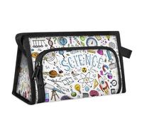 Physics Formulas Travel Toiletry Bag for Women Men Girls Boys Scientific Formulas Multifunctional Makeup Pouch Bag Wash Toiletries Cosmetic Organizer Shower Bag
