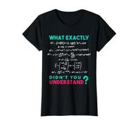 Physics Humor - Complex Equations Joke Math Formulas Value Graphic T-Shirt, Women, Black, L
