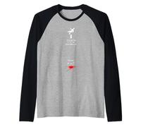 Physics it's not the fall that gets you Raglan Baseball Tee