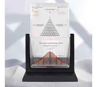 Physics Lab Teaching Tool, 6.18 * 4.65in Galton Board, Normal Distribution Mathematical Model, Statistical Law Experiment Tool, Inspire Curiosity/Enhance Learning, for Educators&Students