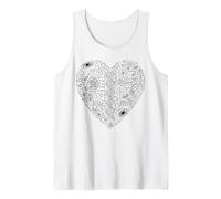 Physics Math Chemistry Biology Science Astronomy Heart Tank Top