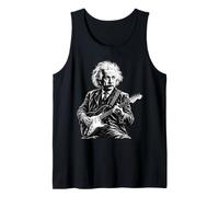 Physics Meets Rock Music Scientist Guitar Players Nerd Tank Top