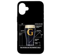 Physics of Perfect Split The G St Patricks Day Irish Drinks Case for iPhone 16 Plus