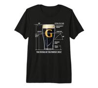 Physics of Perfect Split The G St Patricks Day Irish Drinks Premium T-Shirt