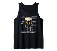 Physics of Perfect Split The G St Patricks Day Irish Drinks Tank Top
