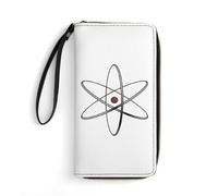 Physics of Quantum Women's Clutch Wallet Bifold Wristlet Long Purse Card Holder Handbag