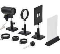 Physics Optics Auxiliary Kit - Base, Lens, Light Screen & Candle Holder, Student Experimental Teaching Tools