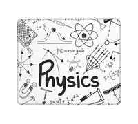 Physics Print Enhanced Control Mouse Pad with Lock Stitch Edge Large Thick Non-Slip Desk Mat for Office Task