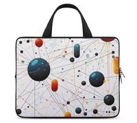 Physics Print Laptop Bags Ultra-Thin, Lightweight & Waterproof 10inch Laptop Sleeve, Durable Neoprene Material, Portable Protective Computer Bag with Hand Strap