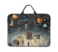 Physics Print Print 14in Laptop Case Sleeve Lightweight Waterproof Notebook Cover Computer Bag Accessory