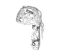 Physics Print Print Cycling Headwrap Under Helmet Skull Cap Sweat Wicking Quick Dry for Patriotic Event Gift