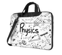 Physics Print Print Ultra-Thin Portable Laptop Bag Stylish Women Men Briefcase Office Commute Travel