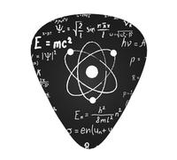 Physics Print Printed,12 Pcs Guitar Pick,3 Different Thickness Plectrums for Acoustic Guitar Bass Ukulele (0.46mm 0.96mm 0.71mm)