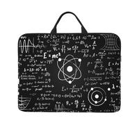 Physics Print Printed, 14 Inch Laptop Sleeve, Notebook Bag Laptop Case Sleeve Briefcase with Handle