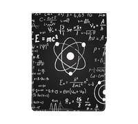 Physics Print Printed, PU Leather Laptop Sleeve, Notebook Bag Laptop Case Sleeve Tablet Briefcase