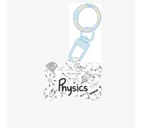 Physics Print Printing Acrylic Dog Bone Ornament,Dog Tags Personalized Pet Ornament, Key Chain Bone Shaped Id Tags