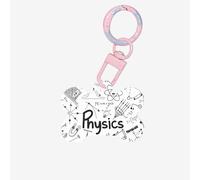 Physics Print Printing Acrylic Dog Bone Ornament,Dog Tags Personalized Pet Ornament, Key Chain Bone Shaped Id Tags