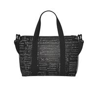 Physics Printing Print Gym Bag for Women, Weekender Overnight Bag,Personal Item Bag, Shoulder Bag for Women Men,One Size