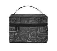 Physics Printing -Print Waterproof Cosmetic Bag for Travel & Gym - Large Makeup Organizer Compartments, Premium Twill Fabric, Leak-Proof Design