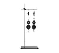 Physics Pulley Set Easy to Install Portable Pulley System Physics Experiment Adjustable height
