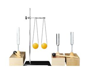 Physics Resonance Education Kits with 440Hz Tuning Forks and Box for School Experiment Tools Physics Demonstration