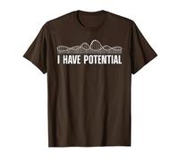 Physics Teacher Art for Men Women Physicist Physics Lovers T-Shirt, Men, Brown, Small