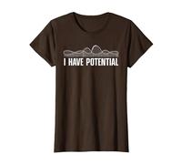 Physics Teacher Art for Men Women Physicist Physics Lovers T-Shirt, Women, Brown, Large