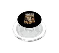 Physics Teacher Dad Sleeps With An Equation Sheet PopSockets PopGrip for MagSafe