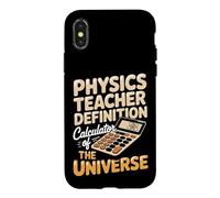 Physics Teacher Definition Calculator Of The Universe Case for iPhone X/XS