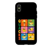 Physics Teacher Duck Joke Nerd Humor for Science Fans Case for iPhone X/XS