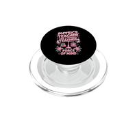 Physics Teacher Like A Normal Teacher But With Force Of Mind PopSockets PopGrip for MagSafe