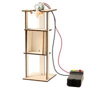 Physics Teaching Aid Elevator Model for Teachers and Learners with Motor Gear Transmission Button Control and Build Practice Elevator Experiment Set Physics Teaching Aid Engineering Project