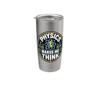 Physics Think Science Atom Retro Stainless Steel Insulated Tumbler