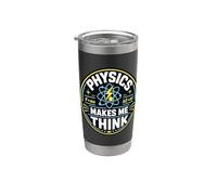 Physics Think Science Atom Retro Stainless Steel Insulated Tumbler